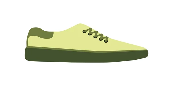 Zapato Con Cordones Ilustración Vectorial — Vector de stock