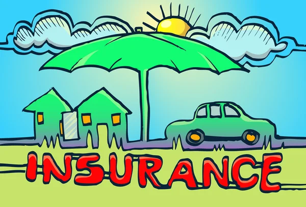 Simbolo dell'assicurazione — Vettoriale Stock