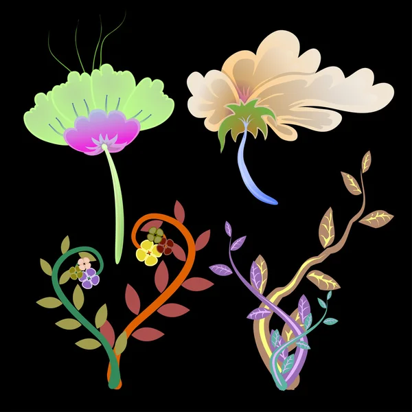 Decorative flower — Stock Vector
