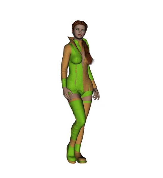Woman in Fantasy Costume — Stock Photo, Image