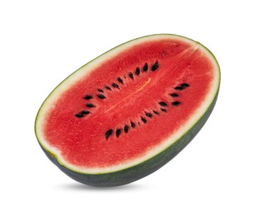 Beyaz arkaplanda karpuz