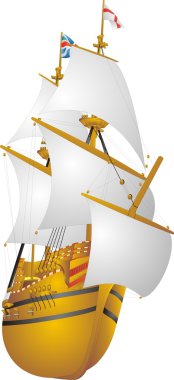 galleon Mayflower clipart