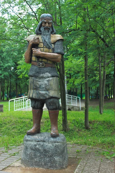 De sculptuur "warrior." Moskou. — Stockfoto