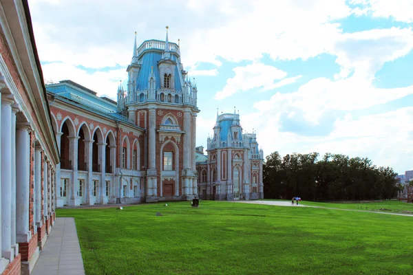 Το μεγάλο παλάτι στο tsaritsyno. Μόσχα — Φωτογραφία Αρχείου