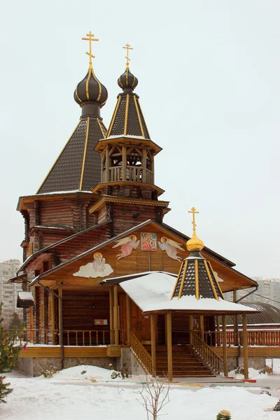 Tempel van onze Vrouwe van troeruchnitsa. Moskou — Stockfoto