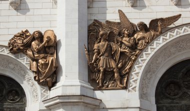 Moskova'da kurtarıcı İsa Tapınağı kısma