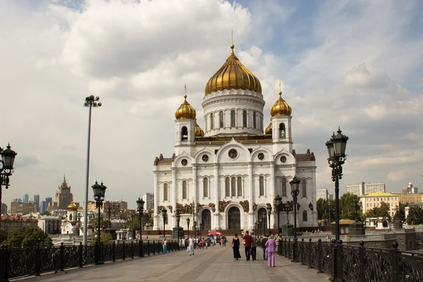 Собор Христа Спасителя в Москве — стоковое фото