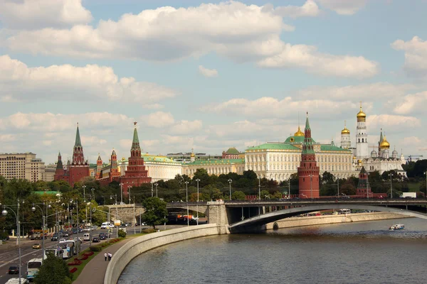Moscú, vista del Kremlin. Rusia — Foto de Stock