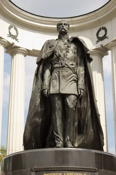 Il monumento ad Alessandro II a Mosca — Foto Stock