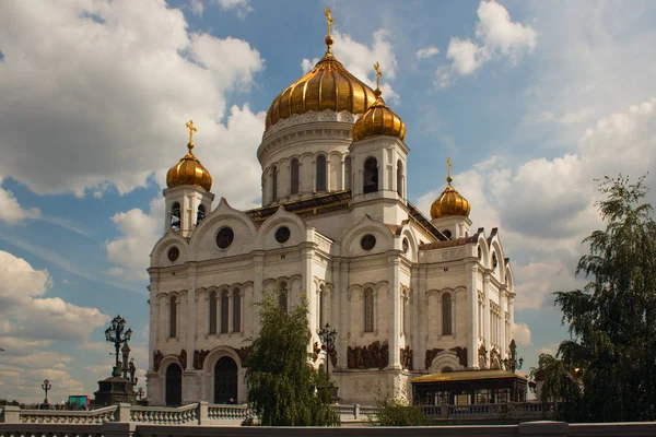 Собор Христа Спасителя в Москве — стоковое фото