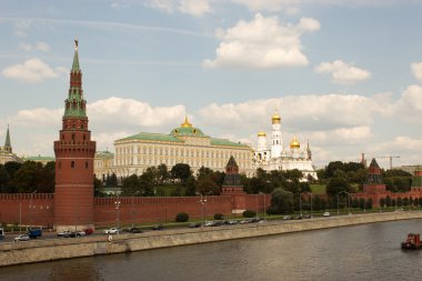 Moskova kremlin görünümünü. Rusya