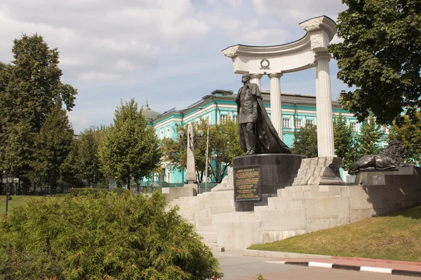 O monumento a Alexandre II em Moscou — Fotografia de Stock