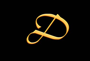 Modern lüks D harfi logo tasarımı. En İyi Tarz Yazı Tipi ve Marka Posteri, Davetiye