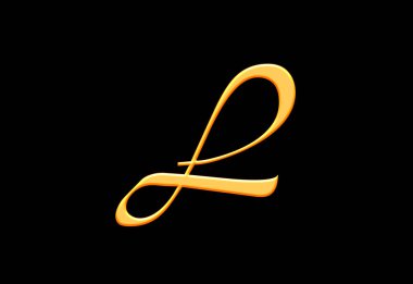 Modern lüks L harfi logo tasarımı. En İyi Tarz Yazı Tipi ve Marka Posteri, Davetiye