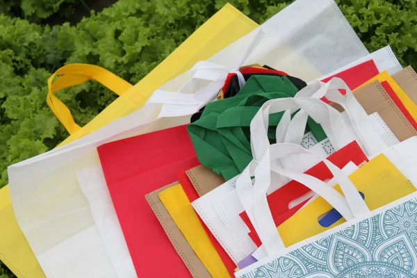 비오븐 재사용 Eco Friendly Bag Polypropylene Shopping Bags Environment Friendly — 스톡 사진