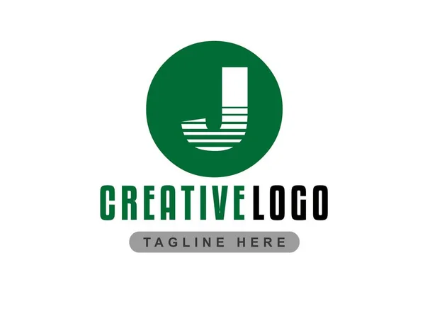 Letra Diseño Logo Texto Aquí Logo Plantilla Sobre Fondo Negro — Foto de Stock