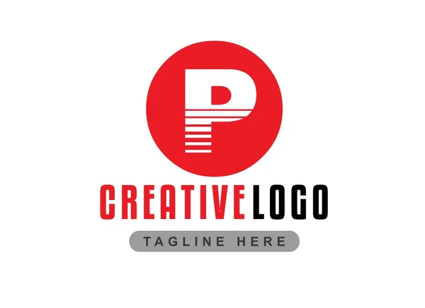 Scrisoarea Logo Design Textul Tău Aici Logo Șablon Fundal Negru — Fotografie, imagine de stoc