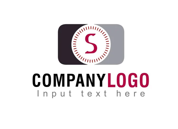 Levél Logo Design Itt Üzeneted Logó Sablon Fehér Háttér — Stock Fotó