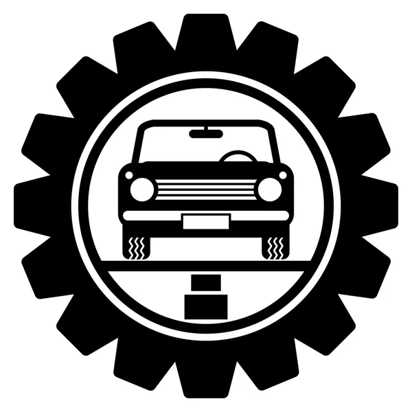 Ikona služby auto — Stockový vektor