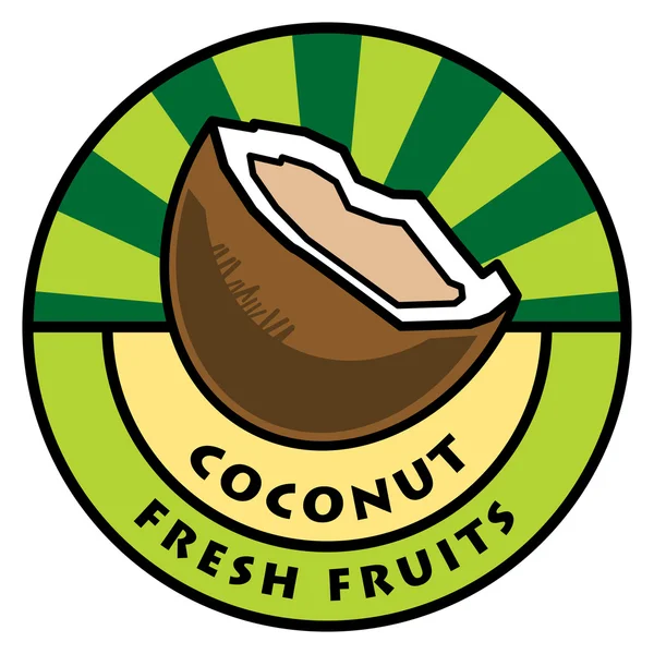 Fruit label — Stockvector