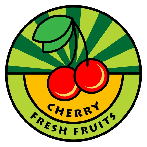 Fruit label — Stockvector