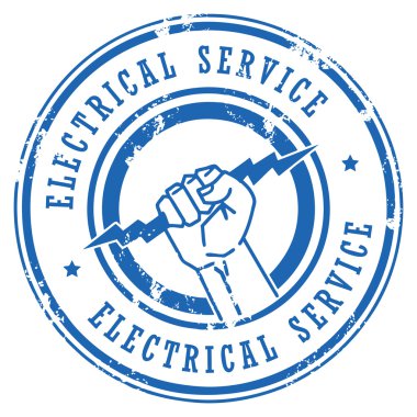 Electrical Service stamp