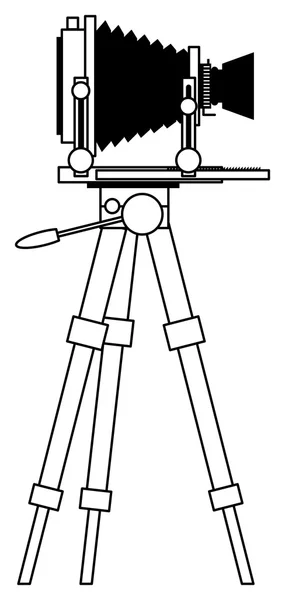 Technische camera — Stockvector