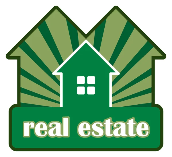 Real estate label — Stock Vector