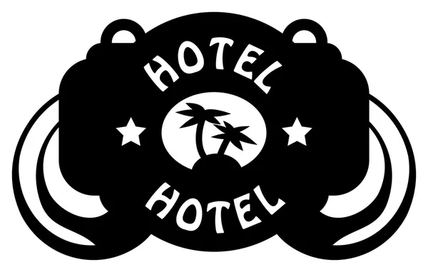 Hotel sign — Stock Vector