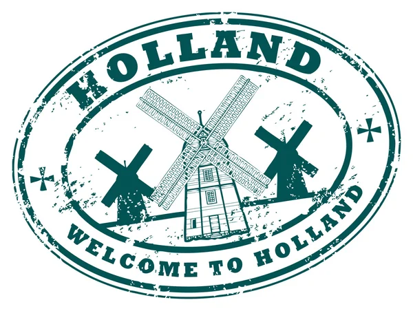 Sello Holanda — Archivo Imágenes Vectoriales