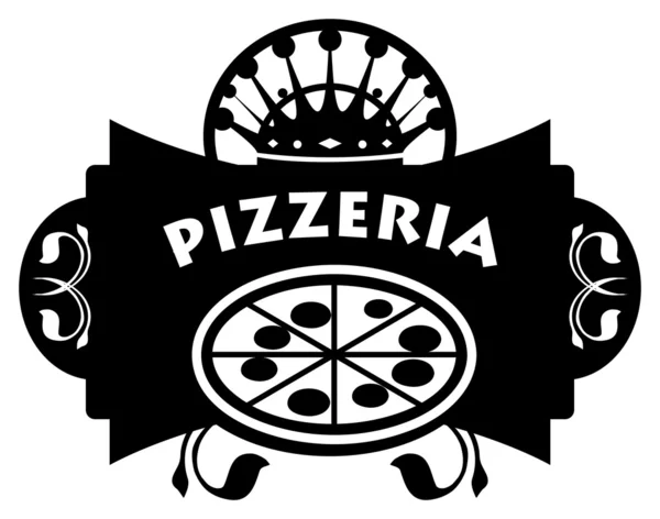 Pizzeria teken — Stockvector