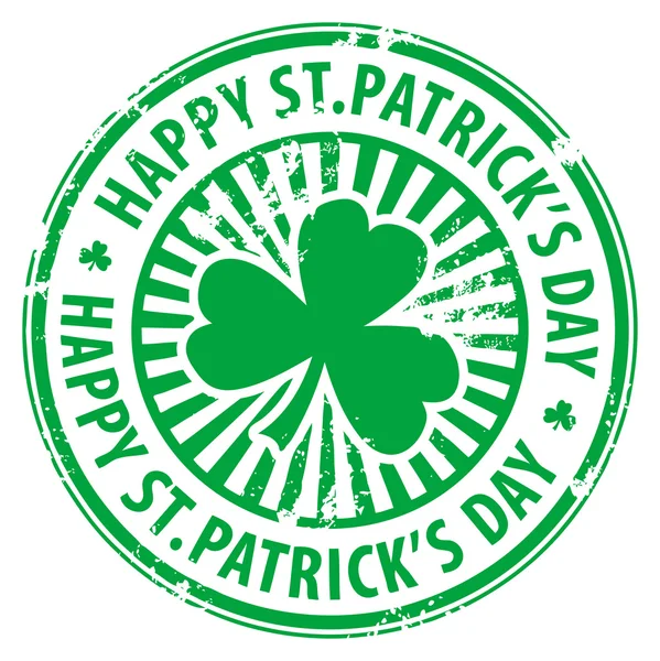 St. Patrick'ın gün damgası — Stok Vektör