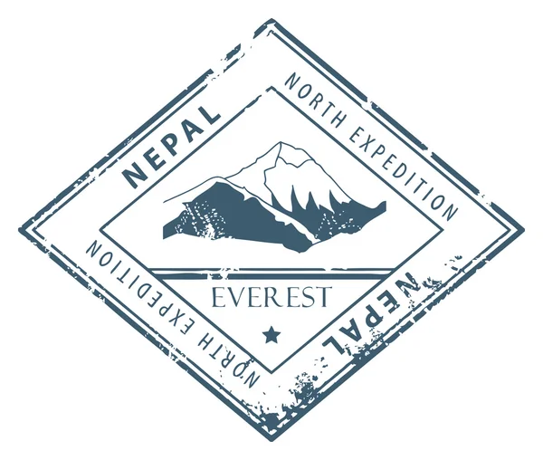 Nepál bélyegző — Stock Vector