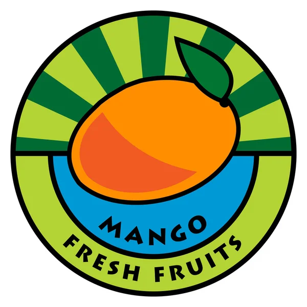 Etichetta frutta — Vettoriale Stock