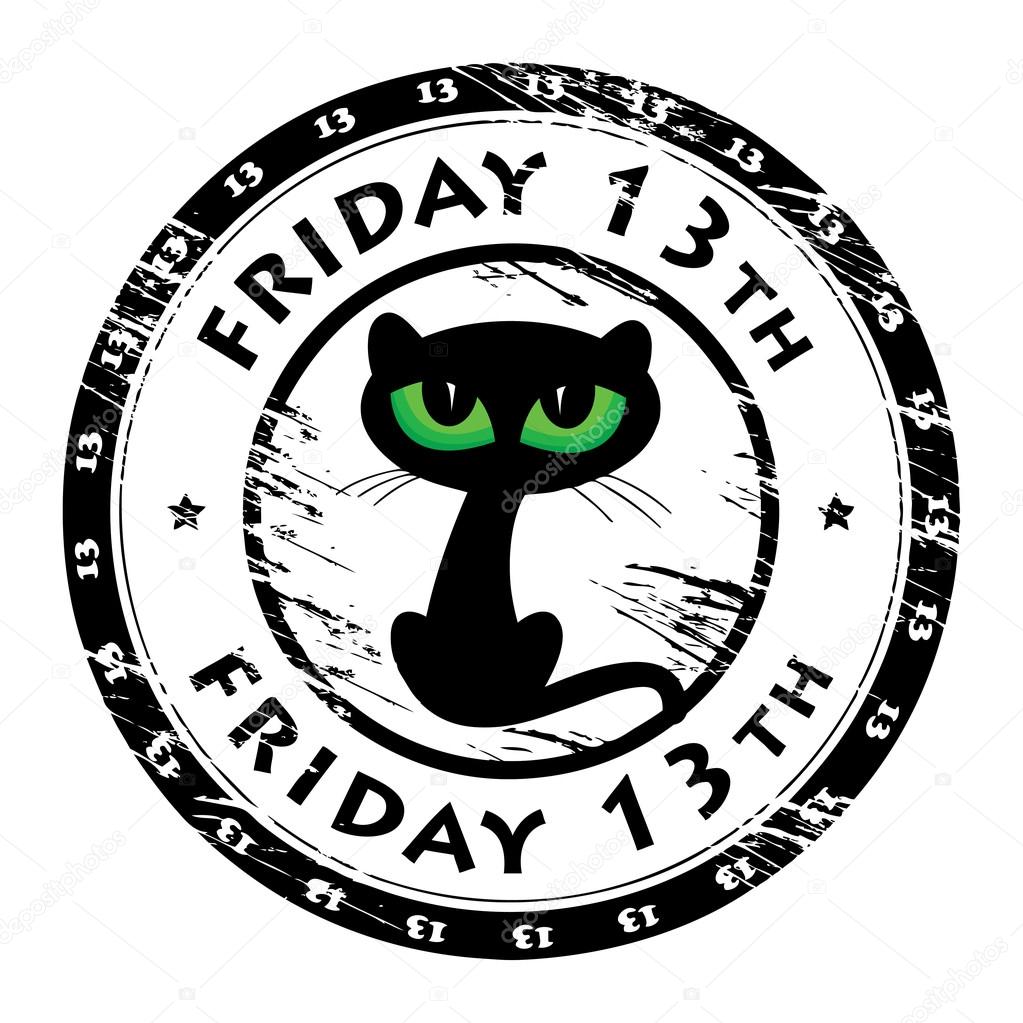 Friday 13th stamp
