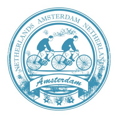 Amsterdam, Hollanda damgası