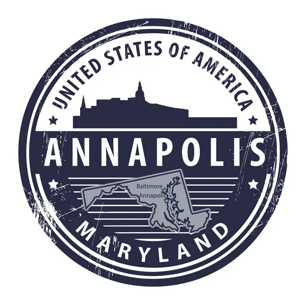 Maryland, Annapolis — Stockový vektor
