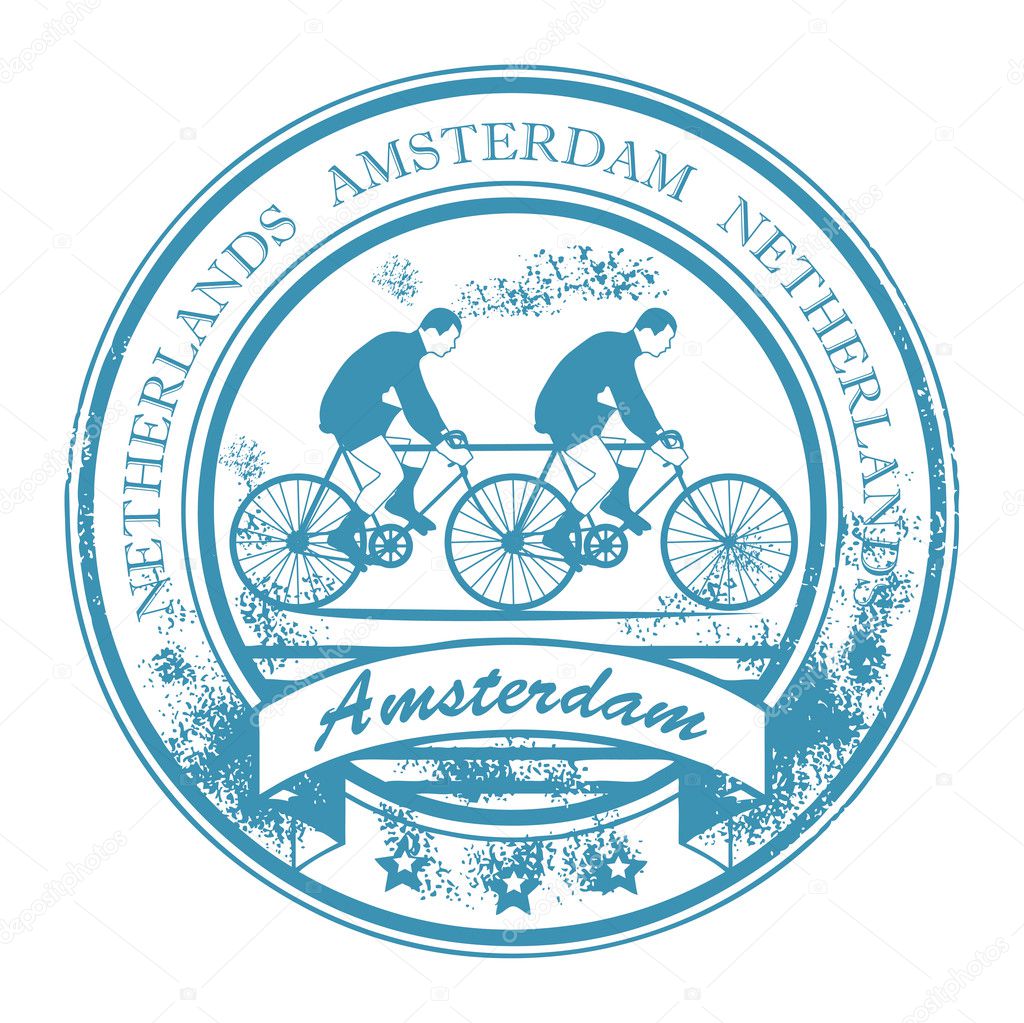 Amsterdam, Netherlands stamp