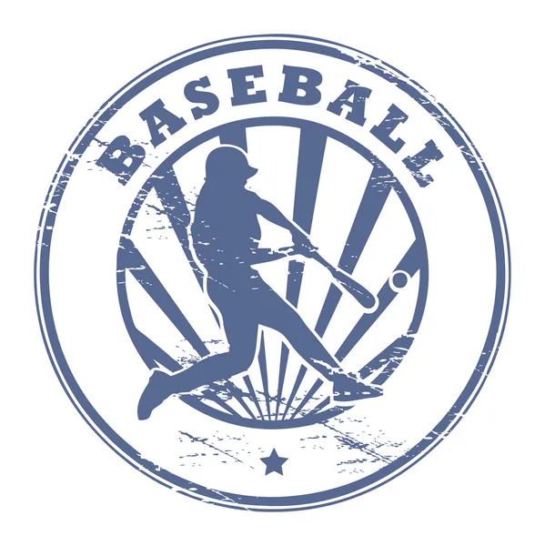 Sello de béisbol — Archivo Imágenes Vectoriales