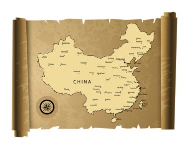China map clipart
