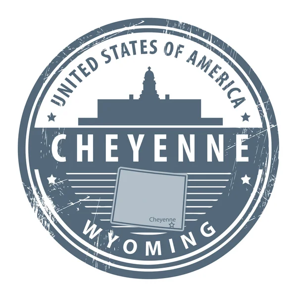 Wyoming, Cheyenne —  Vetores de Stock