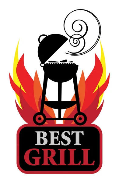 Bestes Grill-Label — Stockvektor