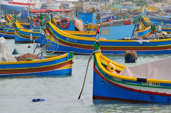 Malta Fischerboote — Stockfoto