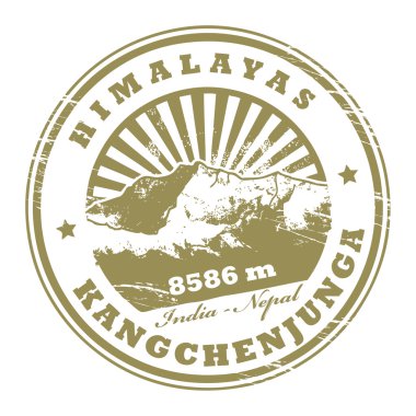 Mount kangchenjunga damgası