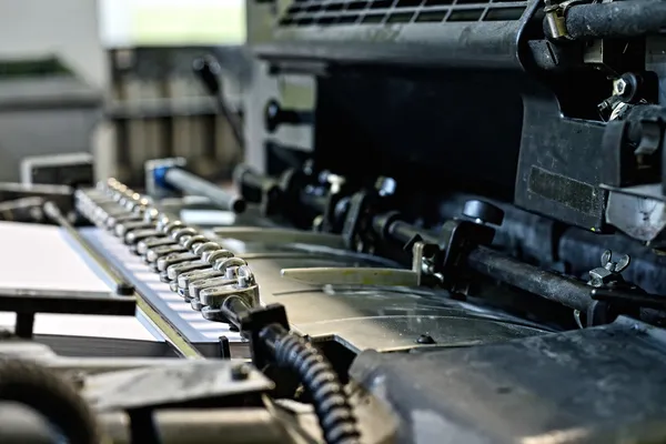 Old printing machine — Stock Photo, Image