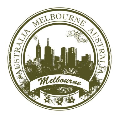 Melbourne, Avustralya damgası