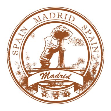 Madrid, İspanya damgası