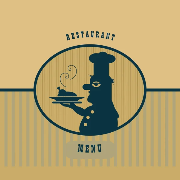 Menú restaurante — Vector de stock