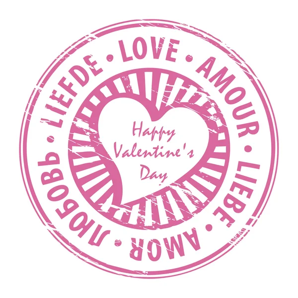 Love stamp — Stock Vector