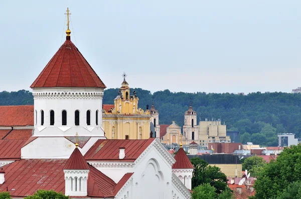 Staré panorama města Vilnius — Stock fotografie